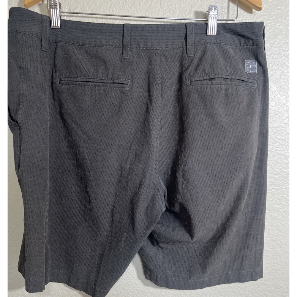 Linksoul Solid Boardwalker Shorts Mens Size 36 Gray/Brown Stretch Golf - Picture 3 of 8